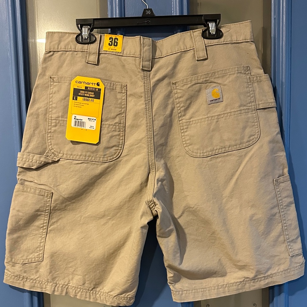 Carhartt Men's Beige Cargo Shorts NWT